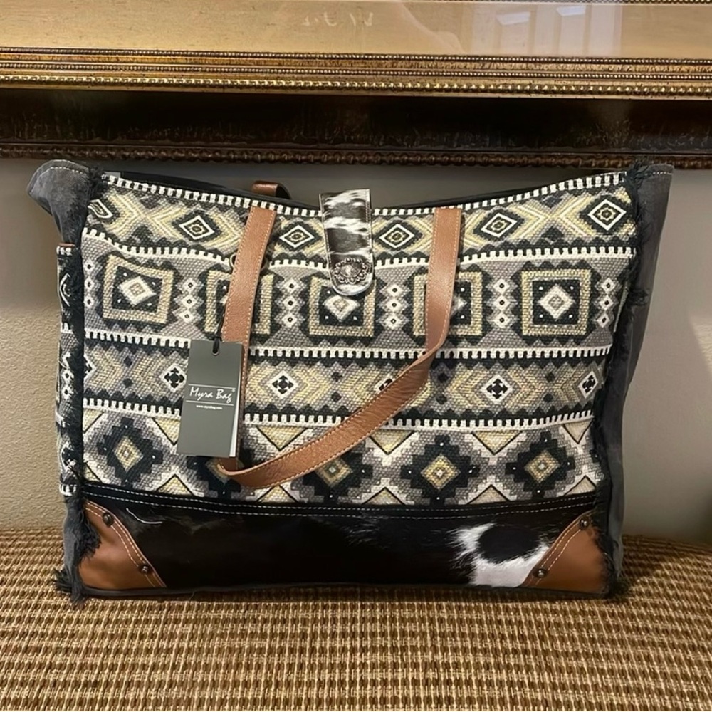 MYRA-JUST IN BISON RIDGE WEEKENDER BAG